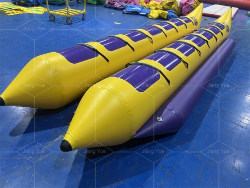 Hot Sale Water Sports Inflatable Bananas Boat 14 Seats