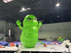 Custom Giant Inflatable Green Caterpillar Inflatable Worms Animal Model Cute Cartoon Mascot Outdoor Display for Promotion