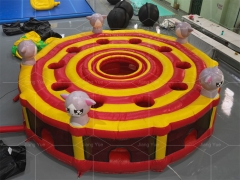 Stock Popular Interactive Sport Games Giant Inflatable Human Whack a Mole for Sale
