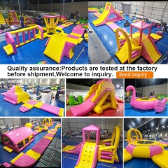 Customizable Large Inflatable Aqua Sports New Design Floating Water Park for Amusement by Sea or Lake