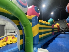 Commercial PVC Carnival Advertisement Inflatable Arch For Bouncy Castle Park